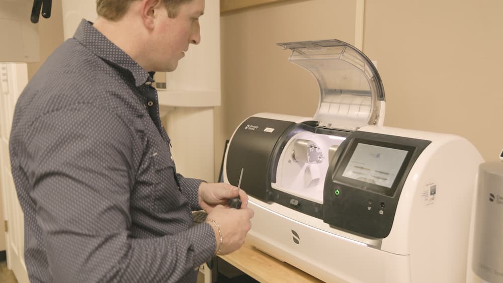 Brenham Dental Center Crown Milling Station
